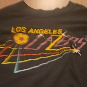 Vitnage Los Angeles Lazers Graphic T-Shirt 80s 90a